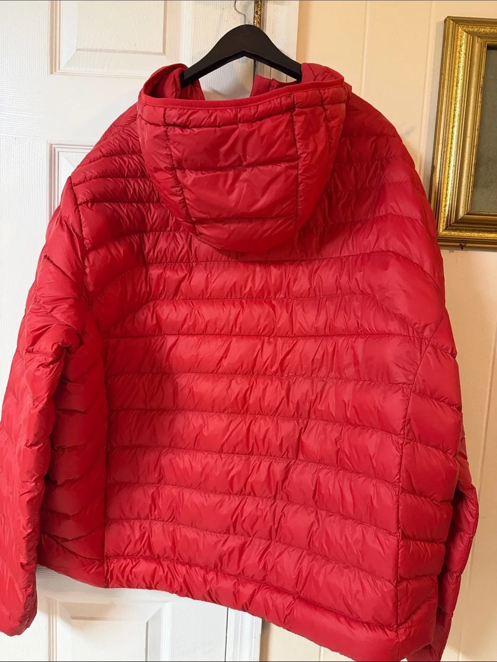 Polo by Ralph Lauren Red Hooded Packable Puffer Jacket